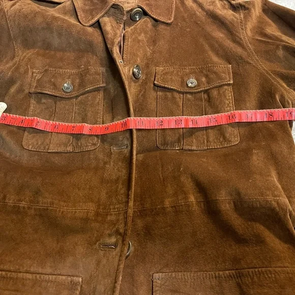 Ralph Lauren Brown Suede Safari Jacket - Picture 11 of 16